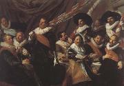 Frans Hals The Banquet of the St.George Militia Company of Haarlem  (mk45) oil painting reproduction